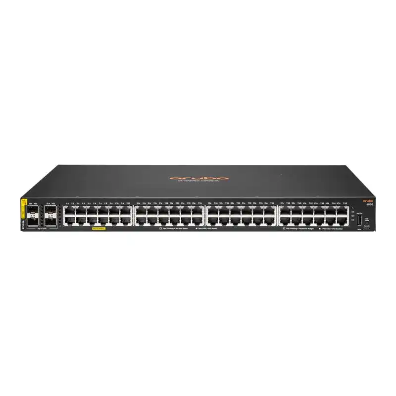 HPE Aruba Networking CX 6000 48G Class4 PoE 4SFP 740W Switch - Commutateur - C3 - Géré - 48 x 10 - 100 - 100... (R9Y03A)_1
